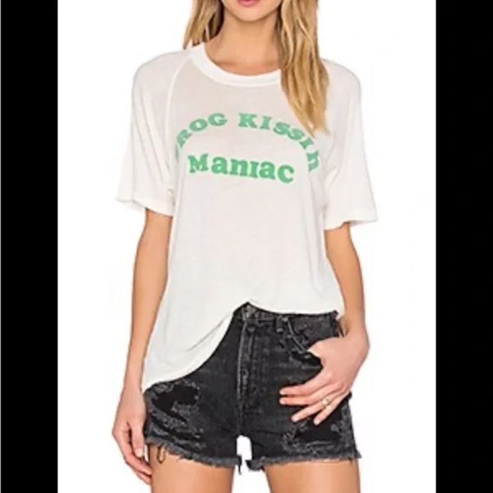 🆕 NWOT 🆕 Wildfox “Frog Kissin’ Maniac” T-Shirt 🐸